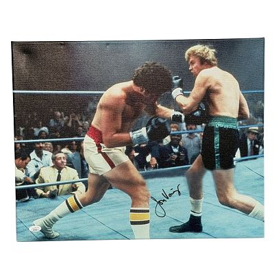Jon Voight Autographed Color Canvas Print from the film The Champ JSA cert. Autographed wall 