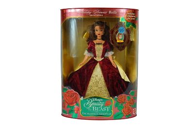 Mattel Disney Holiday Princess Belle Special Edition Doll, 11.5 Inches. Produced by Mattel, this 