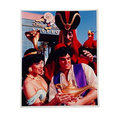 Original Disney-MGM Studios Aladdin's Royal Caravan Parade Press Photograph. This 1992 press 