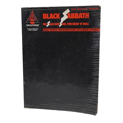 Black Sabbath Bass Transcriptions Book, Sold Our Soul for Rock n Roll. Awesome vintage bass 
