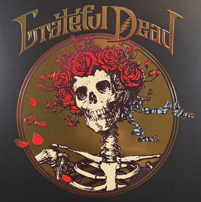 Poster Grateful Dead, Unsigned. Poster on heavy gloss paper titled Grateful Dead. UnSigned and 