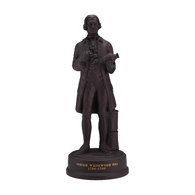 Wedgwood Limited Edition Black Basalt Figurine of Josiah Wedgwood. A Wedgwood black basalt 