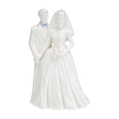 Wedgwood Bone China Wedding Day Figurine. A glazed bone china figurine titled Wedding Day 