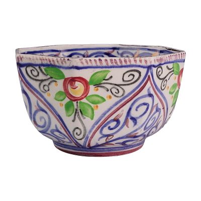 Wedgwood Hand Painted Earthenware Octagonal Cup, Floral. This Wedgwood porcelain cup features an 