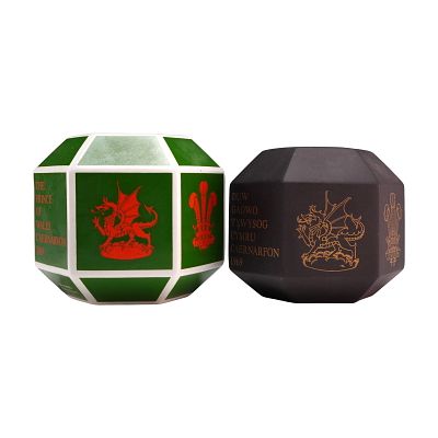 2pc Wedgwood Prince of Wales Caernarvon 1969 Commemorative Coin Banks. This lot consists of two 