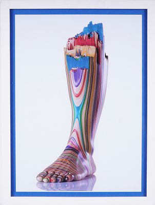 Haroshi, 'Screaming My Foot', Digital Giclee Print, Edition of 100. This digital giclee print by 