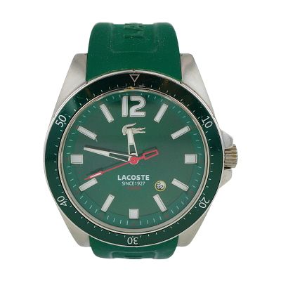 Lacoste Seattle Stainless Steel Quartz Wristwatch. This Lacoste Seattle wristwatch features a 