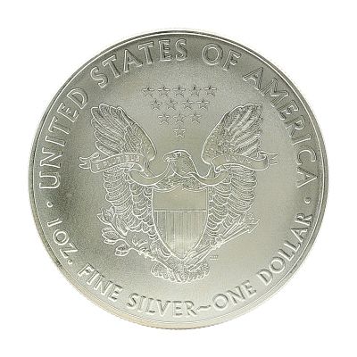 2016 U.S. American Silver One Dollar Eagle Coin. Designed with Obverse of Walking Liberty with 