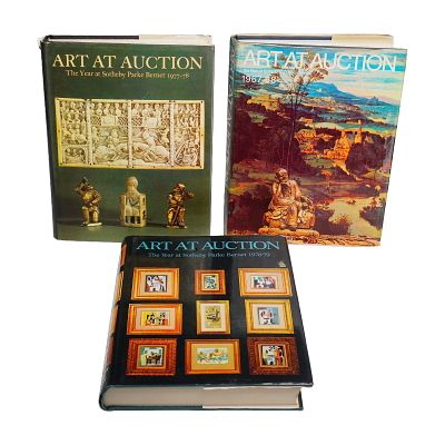 3pc Art at Auction Volumes. A lot of 3 Art at Auction Sotheby's books comprising the annual 