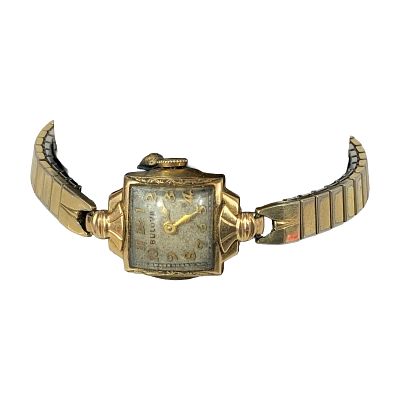 Vintage Bulova Ladies Mechanical Cocktail Wristwatch, 1959. A vintage ladies cocktail wristwatch 