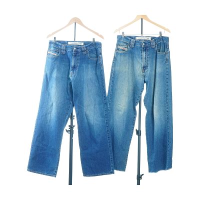2pc Diesel Denim Jeans, Size 31. This lot features two pairs of Diesel denim jeans in size 31. 