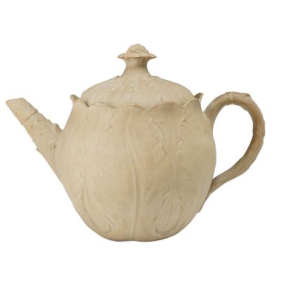 Wedgwood Caneware Cauliflower Pattern Teapot and Lid. A 19th century Wedgwood teapot and 