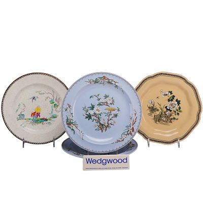 A Collection of Five Wedgwood Ceramic Items Including Four Plates and a Display Plaque. The 