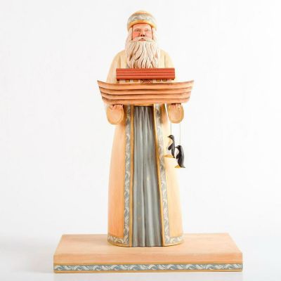 Dick and Nancy Moore, Wood Carved Santa Claus Figure. Limited edition 1 of 10. Large hand-carved 
