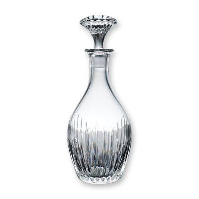 Baccarat Massena Crystal Decanter with Stopper. Baccarat lead crystal decanter in the Massena 