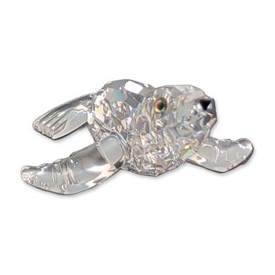 Swarovski Crystal Figurine, Baby Sea Lion. Swarovski baby sea lion figurine in faceted and 
