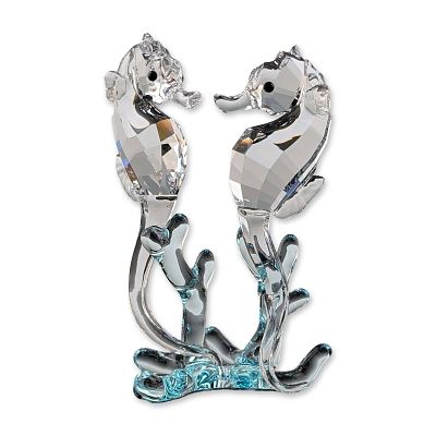 Swarovski Crystal Sea Horses Figurine. Swarovski Austrian crystal figurine titled Sea Horses. 
