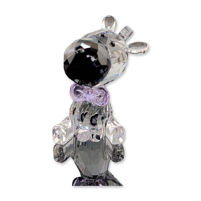 Swarovski 2021 SCS Zebra Crystal Figurine. Swarovski faceted lead crystal figurine, modeled as a 