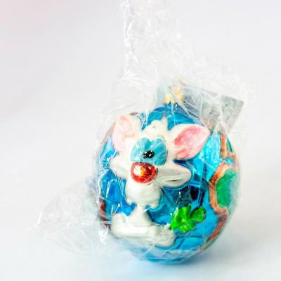 Christopher Radko Christmas Ornament, Pinky and the. Limited edition 1564 of 5000. Colorful 