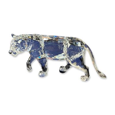 Swarovski Crystal Lion Mother Figurine. Swarovski clear faceted lead crystal figurine titled 
