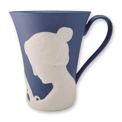 Wedgwood Jasperware 250th Anniversary Commemorative Mug, Terpsichore the Muse of Music. This 