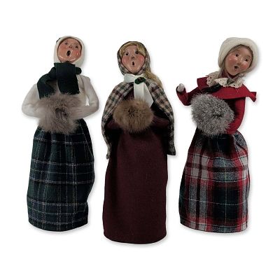 Trio of Byers Choice Ltd. The Carolers Figurines. Byers Choice Ltd. Trio of The Carolers 