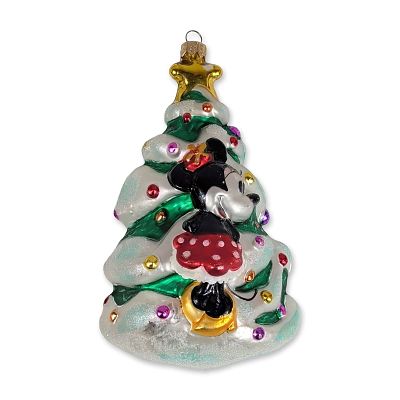Christopher Radko Disney Mickey Minnie Tree Ornament. Christopher Radko, Disney. Blown glass 