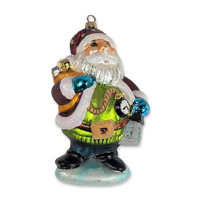Christopher Radko Night Watch Santa Glass Ornament. Christopher Radko. Night Watch Santa blown 