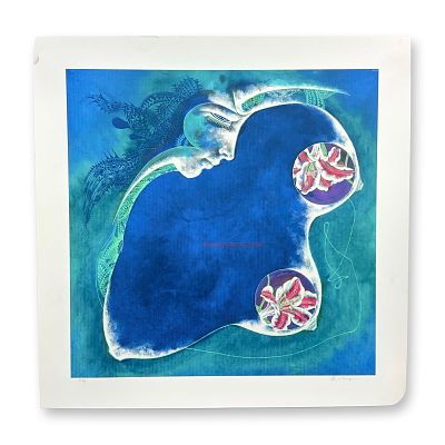 Lu Hong, Virgo, Limited Edition Giclee, 25/99, Signed in Pencil. This limited edition giclee 