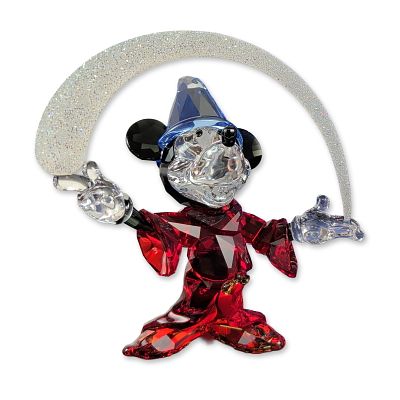 Swarovski Disney Crystal Figurine, Sorcerer Mickey. Swarovski Disney collection crystal figurine 