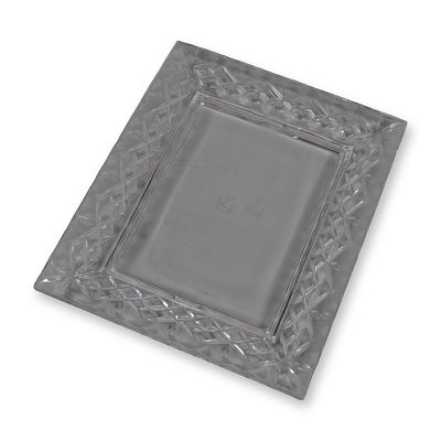 Labrazel Italian Cut Crystal Marie Pattern Vanity Tray. This rectangular vanity tray is 
