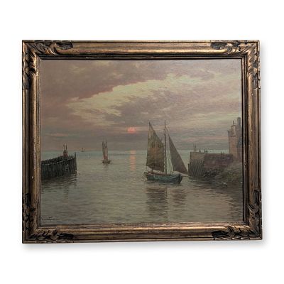 Einar From (Norwegian/American, 1872-1972), "Le Port". Einar From (Norwegian/American 