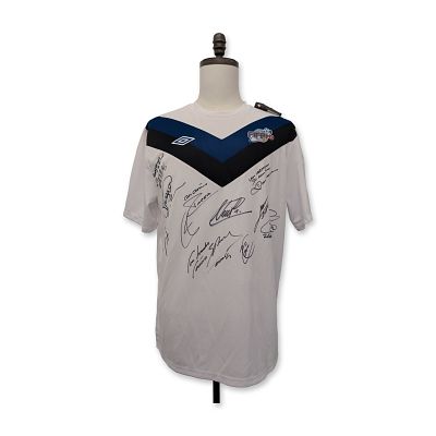 Umbro 2013 FIFPro World XI Signed Soccer Jersey. Umbro limited edition commemorative soccer 