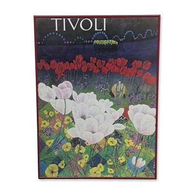 Naja Salto (Danish, 1945-2016), Offset Lithograph Exhibition Poster for Tivoli Gardens, 1991. Fea 