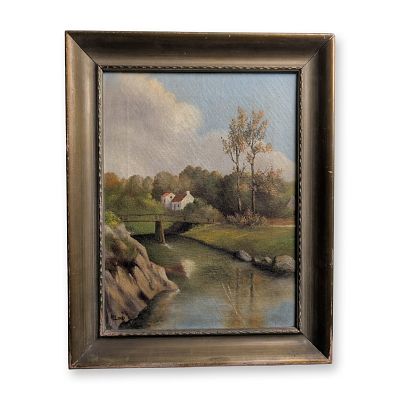 Charles H. Lind, Landscape with Cottage. Charles H. Lind (American, 1896 - 1978). Landscape 