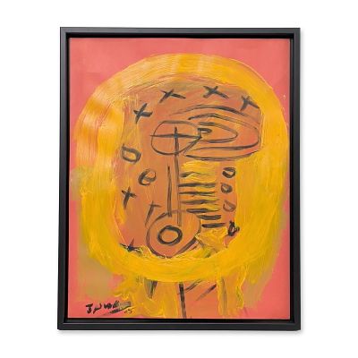 JAMA (Cuban/American, b. 1963), Acrylic on Cardstock, Uncertain Life, Signed w/ COA. JAMA (Jose 