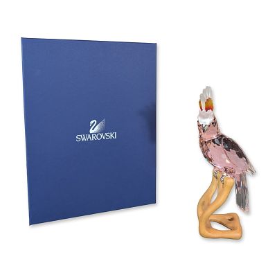 Swarovski Paradise Collection Crystal Pink Cockatoo. Swarovski Paradise collection. Figurine 