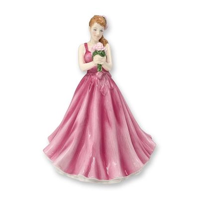 Royal Doulton Figurine, Flower of the Month May Peony HN5504. This Royal Doulton Flower of the 