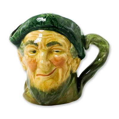 Auld Mac Auld Owd D5824 Small Royal Doulton Character Jug. Green tam; brown coat. A song by Sir 
