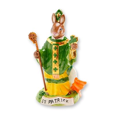 Royal Doulton Prototype Bunnykins Figurine, St. Patrick. An exceptional and highly sought-after 
