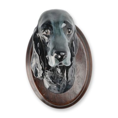 Royal Doulton Wall Mount, Cocker Spaniel Mount SK24. Depicting a Cocker Spaniel with long 