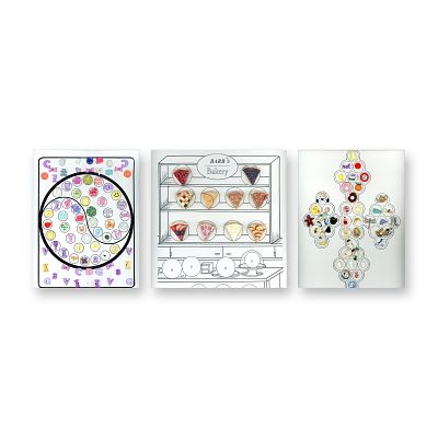 A LOT OF DIVISION THREE REALISTIC BUTTONS. 125 S/M/L assorted subject matter examples. These 