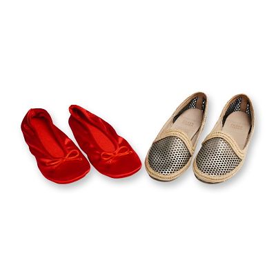 Two Pairs of Women's Flats, Eileen Fisher Etch and BCTX. Collection includes footwear by Eileen 