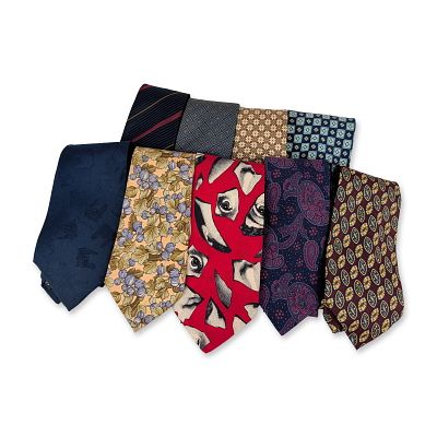 9pc Fornasetti, Kieselstein-Cord & Assorted Italian Silk Neckties. Collection of men's silk 