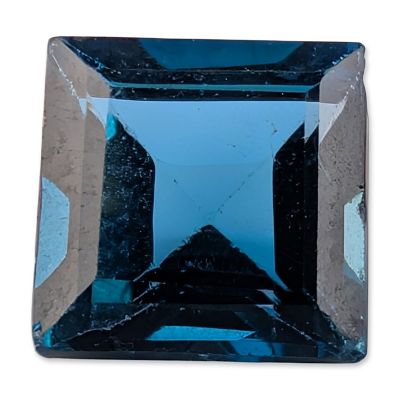 Square Emerald Cut Blue Loose Topaz Gemstone. Loose gemstone fashioned in a square emerald cut 
