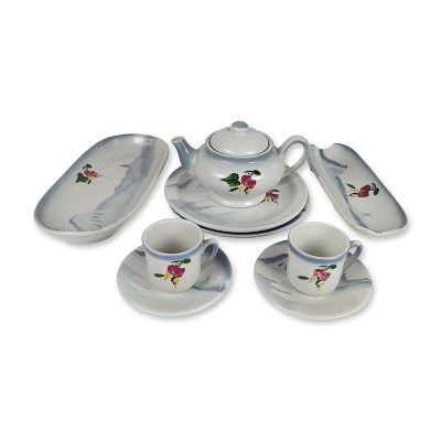 10pc Sterling China for Moore-McCormack Lines Rio Pattern Service. Sterling China Co. ten-piece 