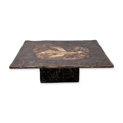 Georges Braque (French, 1882-1963), Art Sculptural Panel and Conversational Art Table, Tithonos, Sig