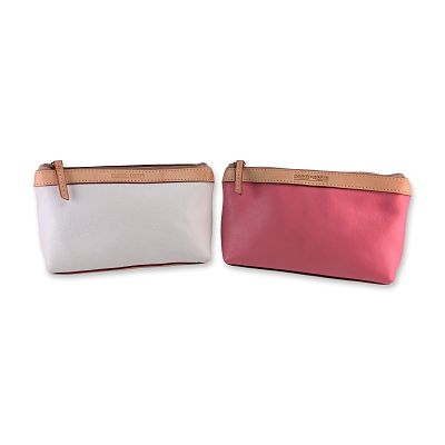 2pc Dooney & Bourke Pebbled Leather Cosmetic/Travel Pouches. Dooney &amp; Bourke cosmetic or 
