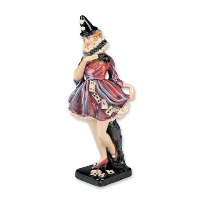 Royal Doulton by Leslie Harradine Porcelain Figurine, Pierrette HN1749. The figure represents a 