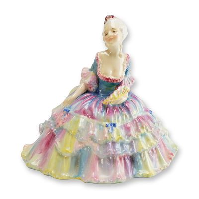 Royal Doulton Figurine, Lisette HN1524. A hand-painted figure portraying a woman in a 